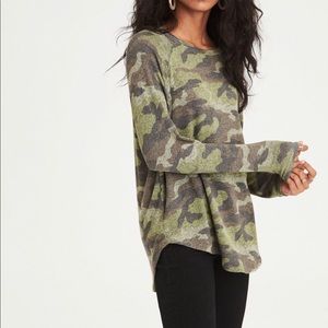 American eagle camo long sleeve tunic
